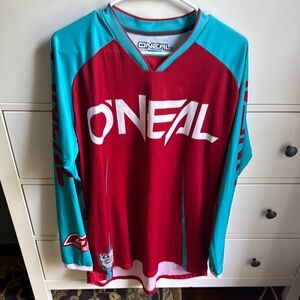 O'Neal Red and Blue Men's Jersey